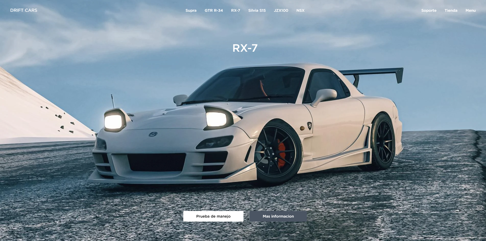 Driftcars UI preview